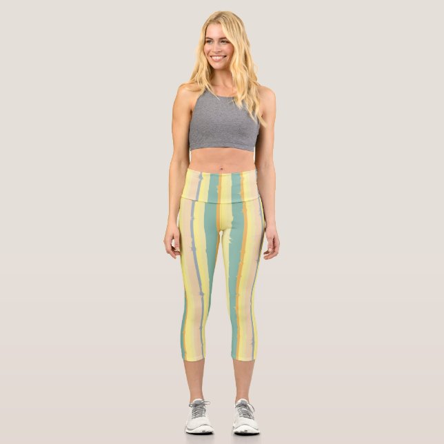 Citrus Capri Leggings (Front)