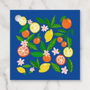 Citrus Celebration Custom BABY SHOWER Thank You Favour Tags