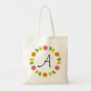 Citrus Circle 'monogram' tote bag