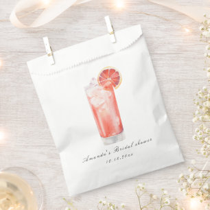 Citrus Cocktail Bridal Shower Favour Bags