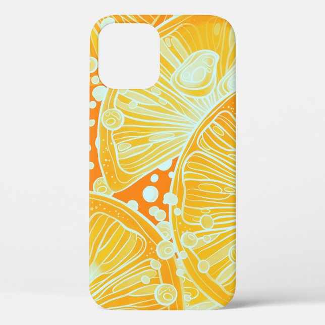 Citrus Cocktail: Sparkling Water Pattern Case-Mate iPhone Case (Back)