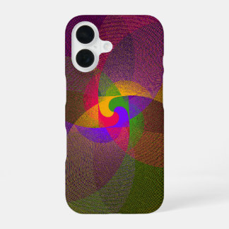 Citrus Color Blend Geometric iPhone 16 Case
