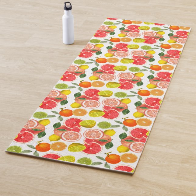 Citrus Colourful  Yoga Mat (In Situ)