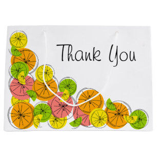 Citrus Corner Thank You gift bag large