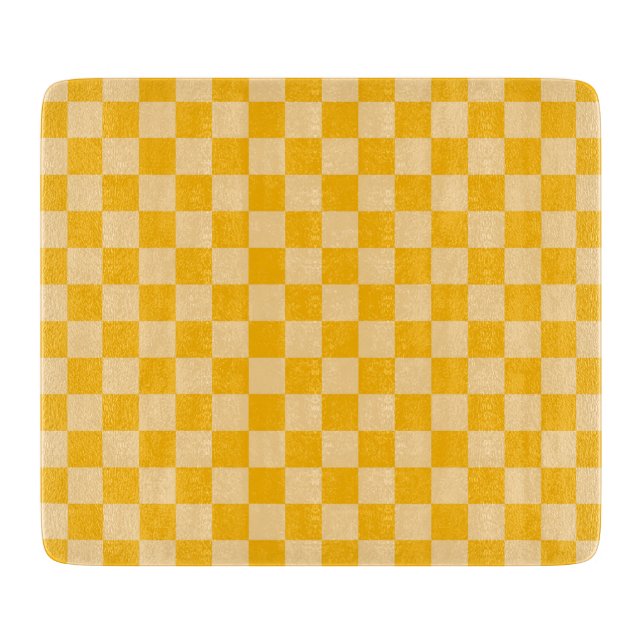 Citrus cream checkered board pattern (Front)