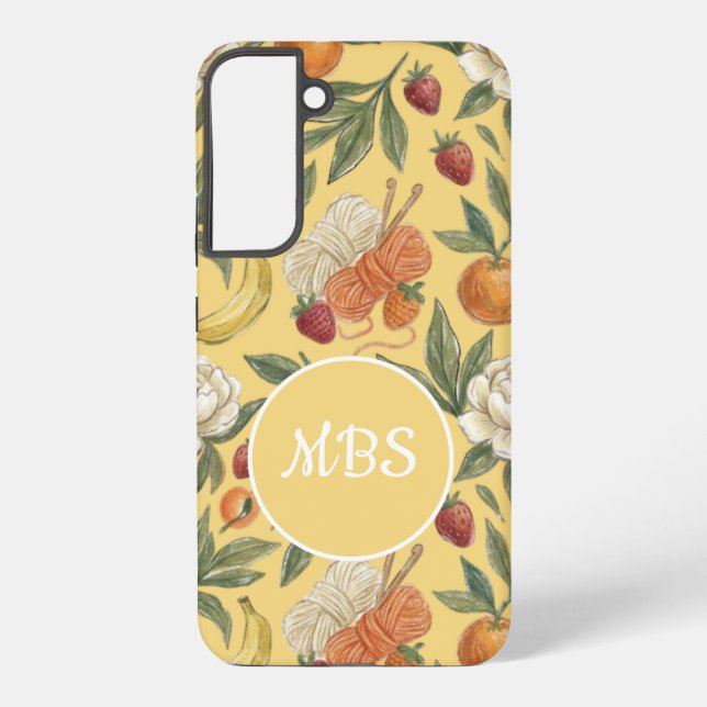 Citrus Custom Craft Bag Samsung Galaxy S22+ Case (Back)