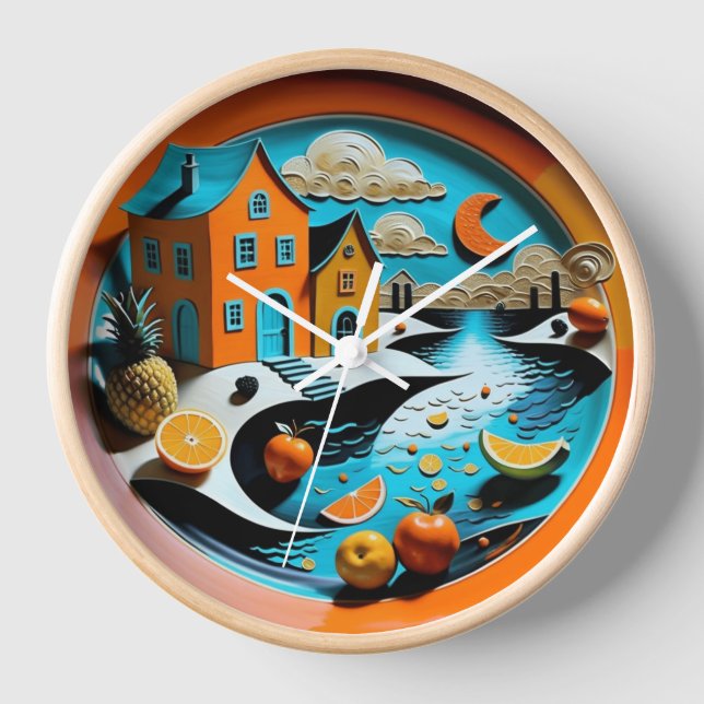 Citrus Dreamscape Clock (Front)