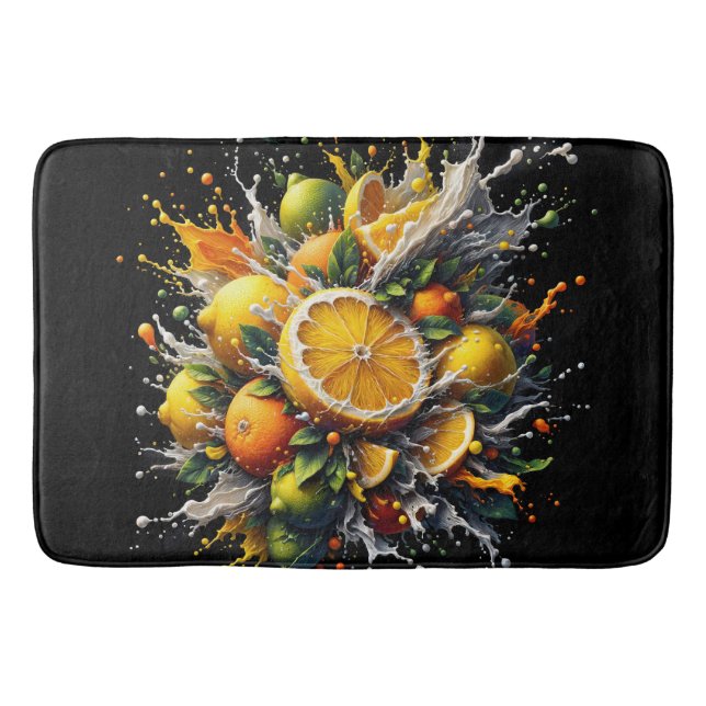 Citrus Explosion Bath Mat (Front)