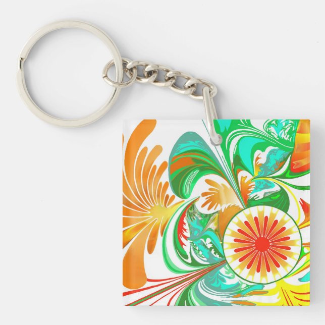 Citrus Explosion Key Ring (Front)
