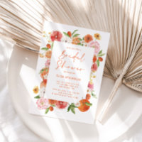 Citrus Floral Bridal Shower