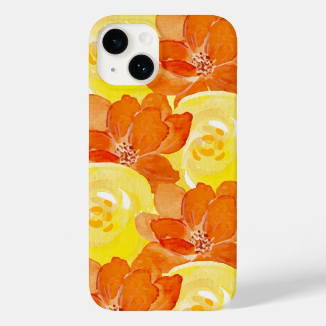 Citrus & Floral Case-Mate iPhone Case (Back)