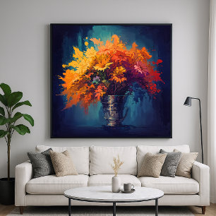 Citrus Flowers - Painterly Still Life Art Style Poster