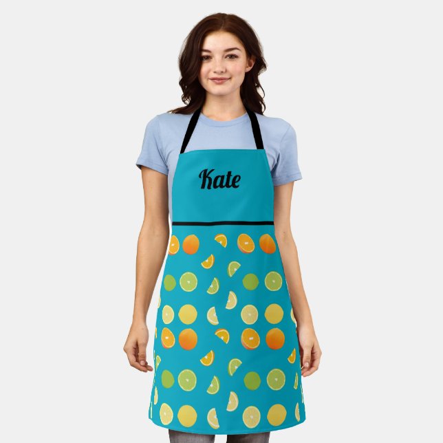 Citrus Fruit Apron (Worn)