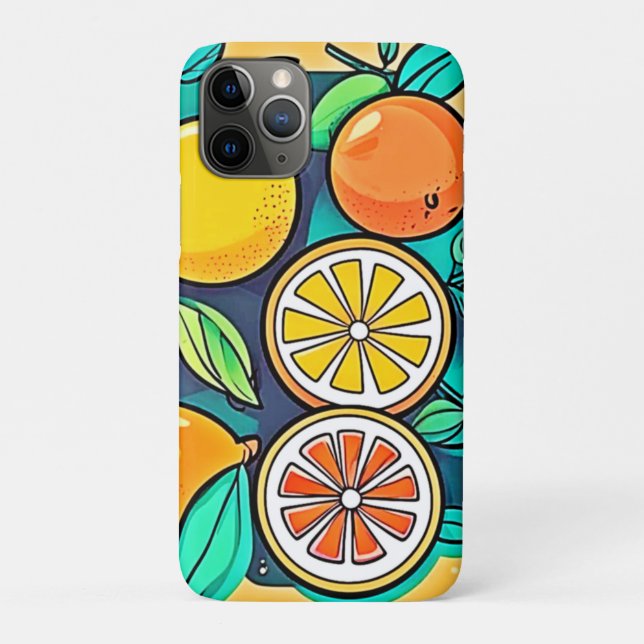 Citrus Fruit Art Design Case-Mate iPhone Case (Back)