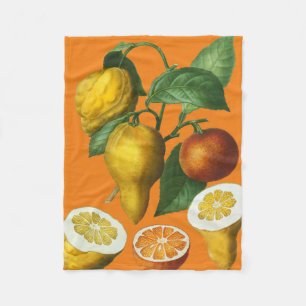 CITRUS FRUIT   FLEECE BLANKET