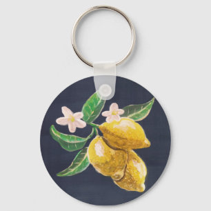 citrus fruit key ring