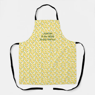 Citrus fruit, lemons, fresh and bright apron
