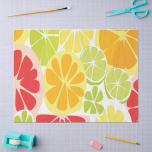 Citrus Fruit Pattern Tissue Paper