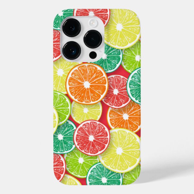 Citrus fruit slices pop art 2 Case-Mate iPhone case (Back)