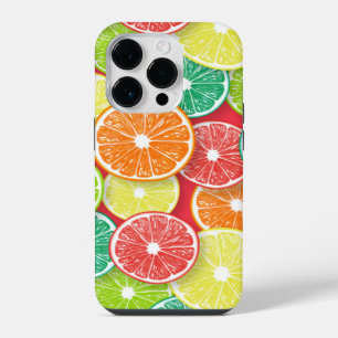 Citrus fruit slices pop art 2 iPhone 14 pro case