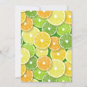Citrus fruit slices pop art 3