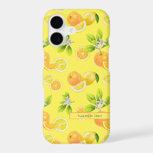 Citrus Fruits Art Oranges and Lemons Patten