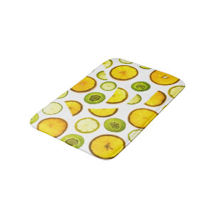 Citrus Fruits Bath Mat