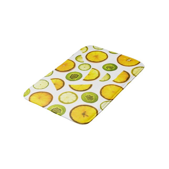 Citrus Fruits Bath Mat (Angled)