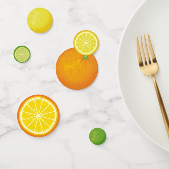 Citrus Fruits Confetti (Group)