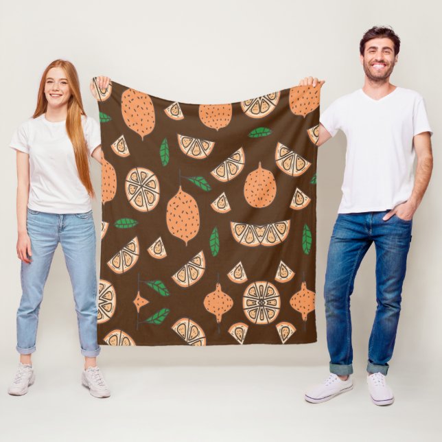 Citrus Fruits      Fleece Blanket (In Situ)