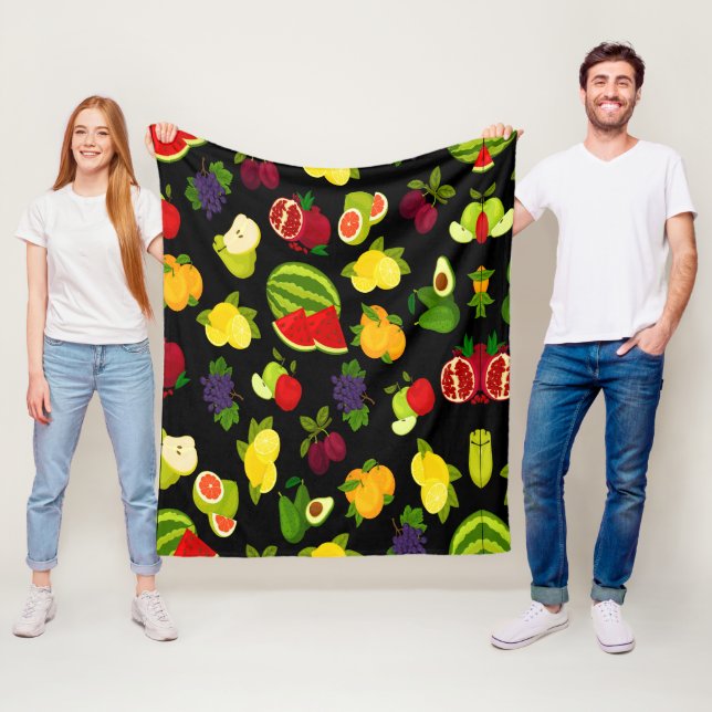  Citrus  Fruits  Fleece Blanket (In Situ)