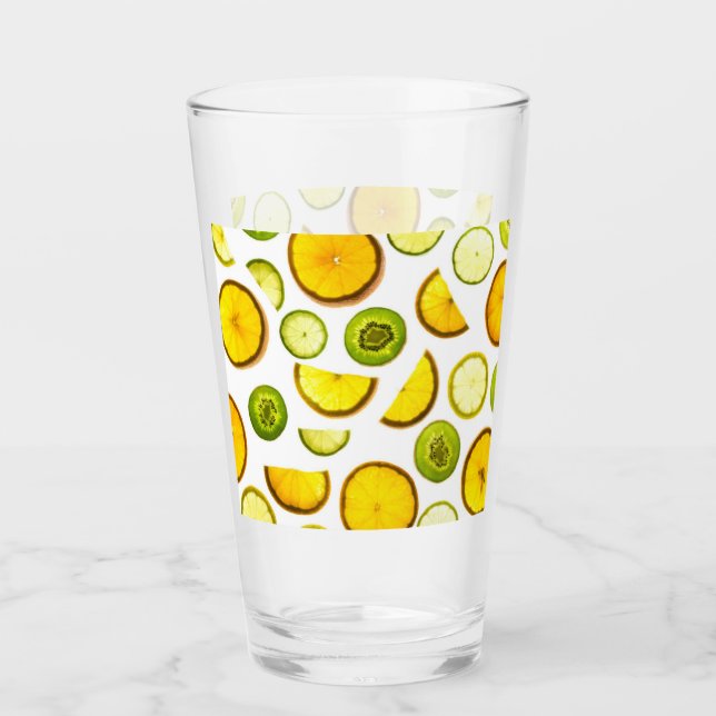 Citrus Fruits Glass (Front)