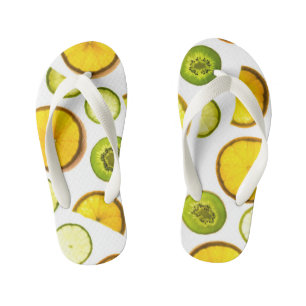 Citrus Fruits Kid's Flip Flops