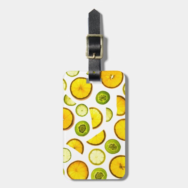 Citrus Fruits Luggage Tag (Front Vertical)