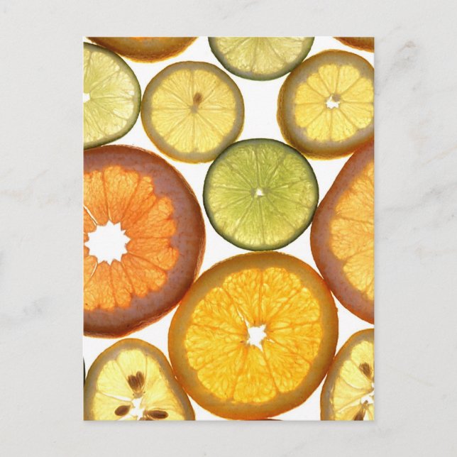 Citrus Fruits Postcard (Front)
