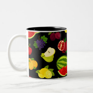  Citrus  Fruits  Two-Tone Coffee Mug