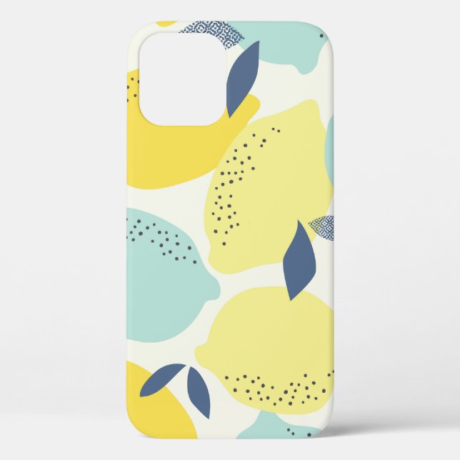 Citrus fruits, vibrant seamless pattern. Case-Mate iPhone case (Back)