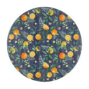 Citrus Fusion: Oranges with Tropical Flair Cutting Board