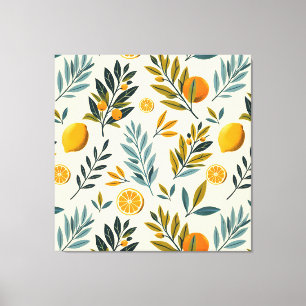 Citrus Garden Canvas Print