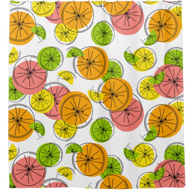 Citrus Group shower curtain (Front)