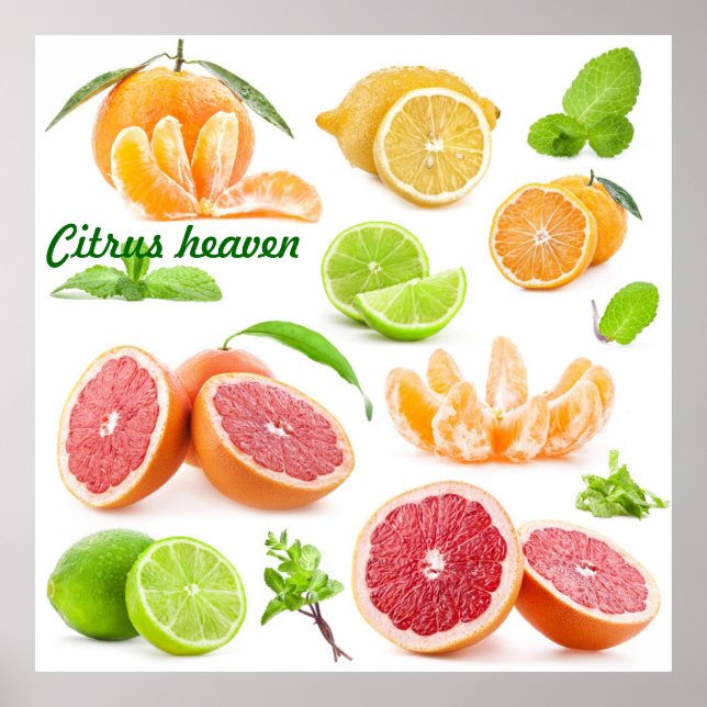 Citrus heaven for those fruit lovers out there poster (Front)