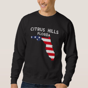 Citrus Hills Florida USA State America Travel Flor Sweatshirt