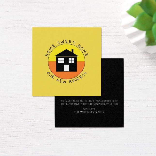 Citrus House Logo, Change of Address Card (Desk)