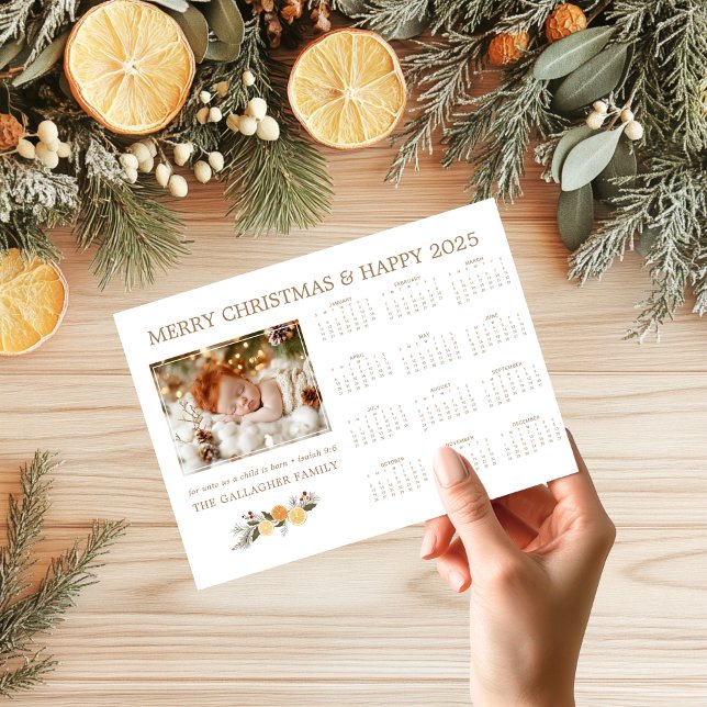 Citrus Hygge Christmas Calendar Magnet (Creator Uploaded)