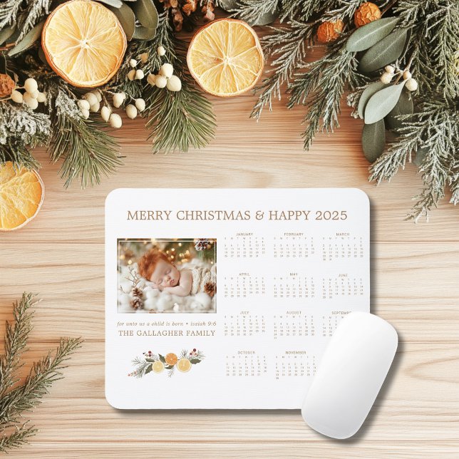 Citrus Hygge Christmas Calendar Mouse Mat (Creator Uploaded)