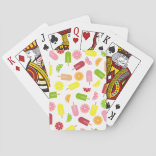 Citrus Ice Pops Playing Cards
