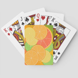 Citrus Joy Playing Cards