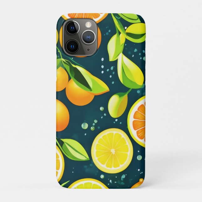 Citrus Kaleidoscope: A Vibrant Medley Case-Mate iPhone Case (Back)