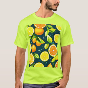 Citrus Kaleidoscope: A Vibrant Medley T-Shirt