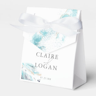 Citrus Lemon Floral Watercolor Favour Box